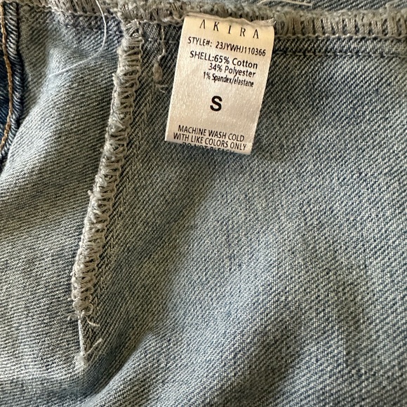 AKIRA Light Blue Denim Corset - Picture 3 of 5